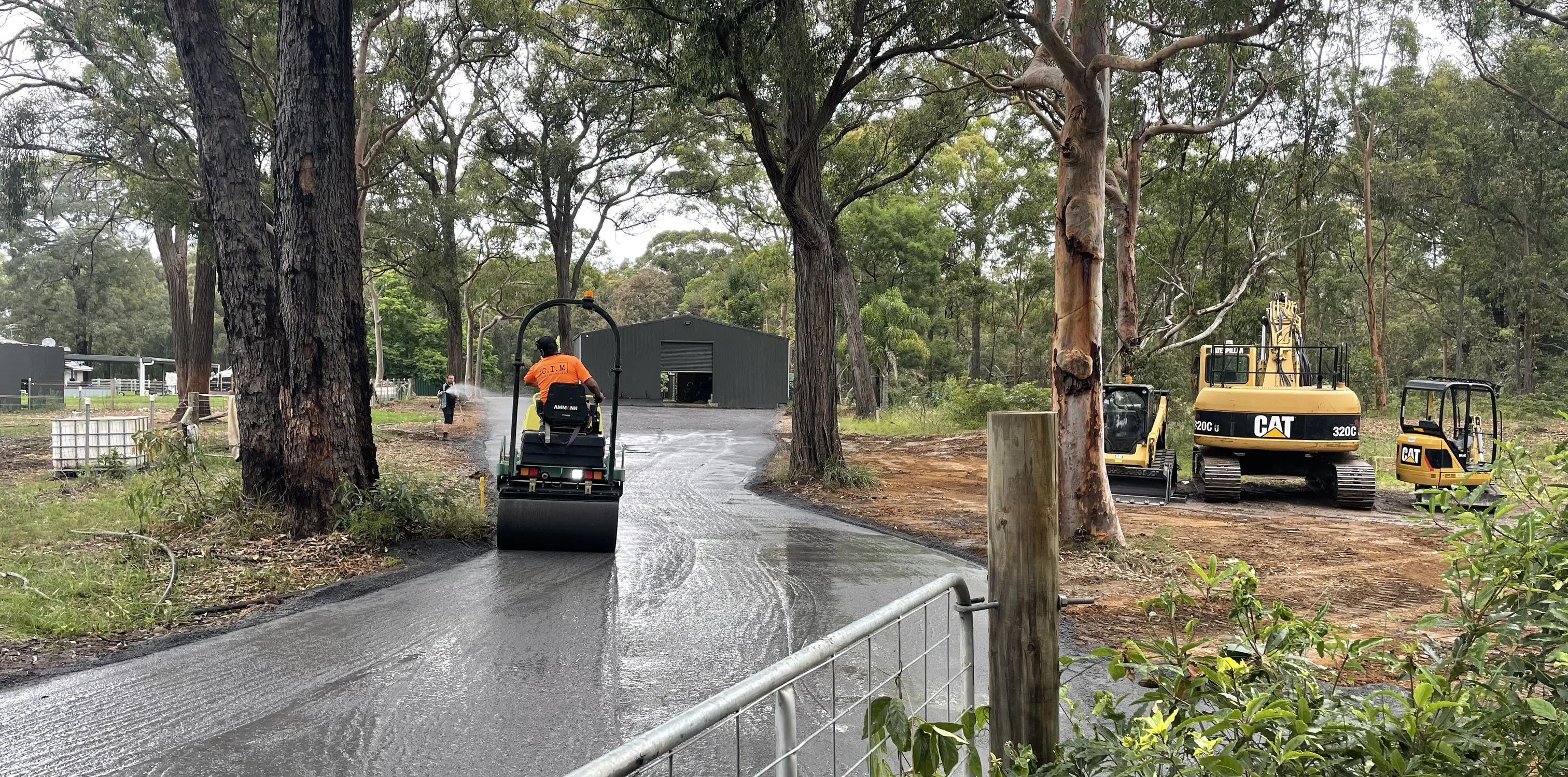 Alliance Excavations machinery on site