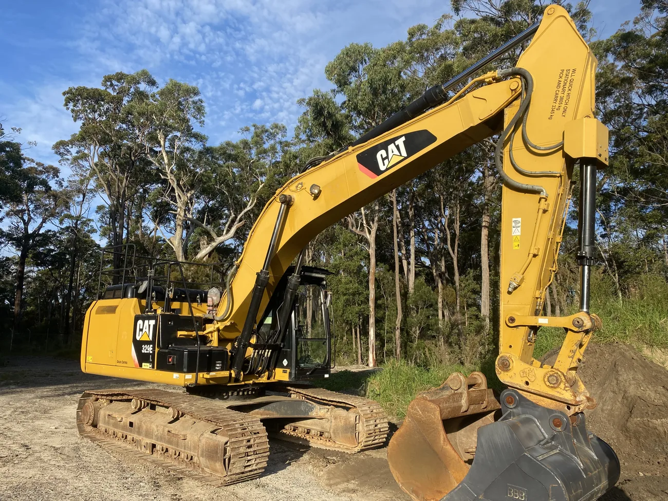 Alliance Excavations CAT excavator
